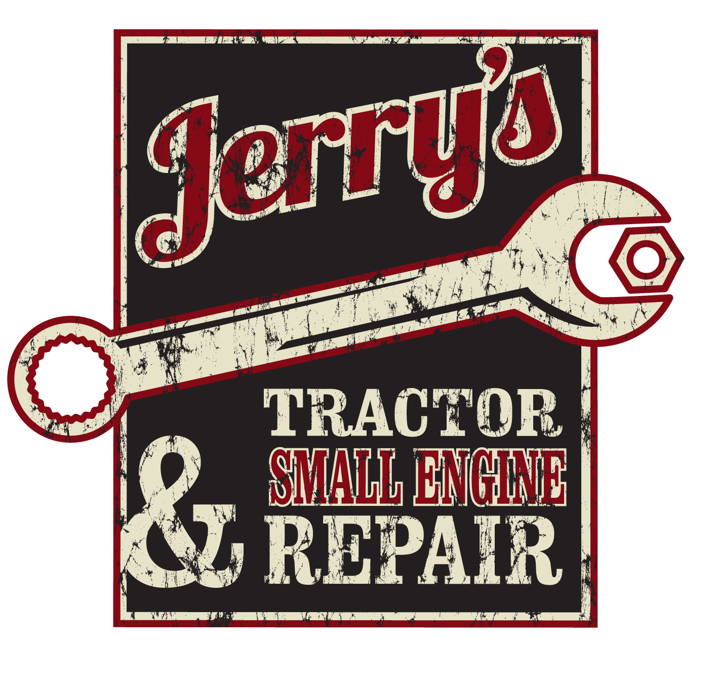 Jerry's Tractor & Small Engine Repair Logo