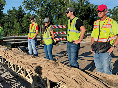 Isaac Stark WLC intern at Linn County Secondary Roads