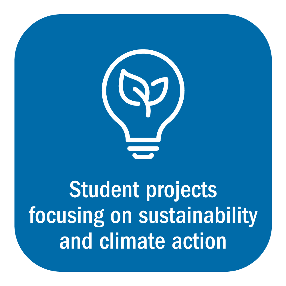 Student projects focusing on sustainability and climate action